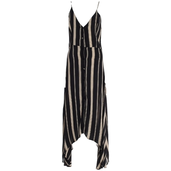 Reformation Dresses & Skirts - Reformation Sparrow black striped low back dress size xxs